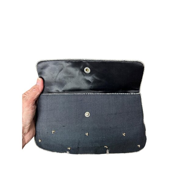 1950s beaded silk clutch purse by Magid for Bonwit Teller - Picture 5 of 6
